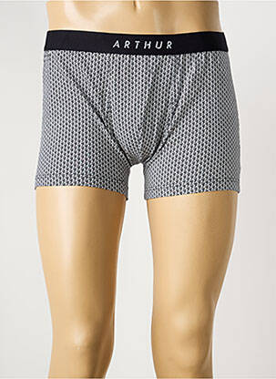 Boxer imprimé fantaisie noir ARTHUR homme