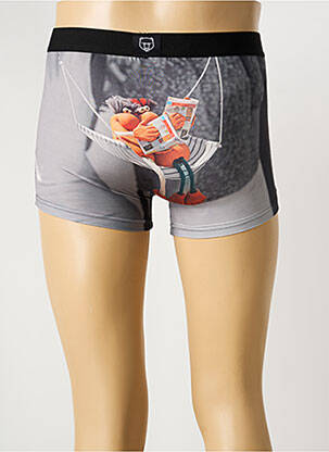Boxer imprimé fantaisie gris ARTHUR homme