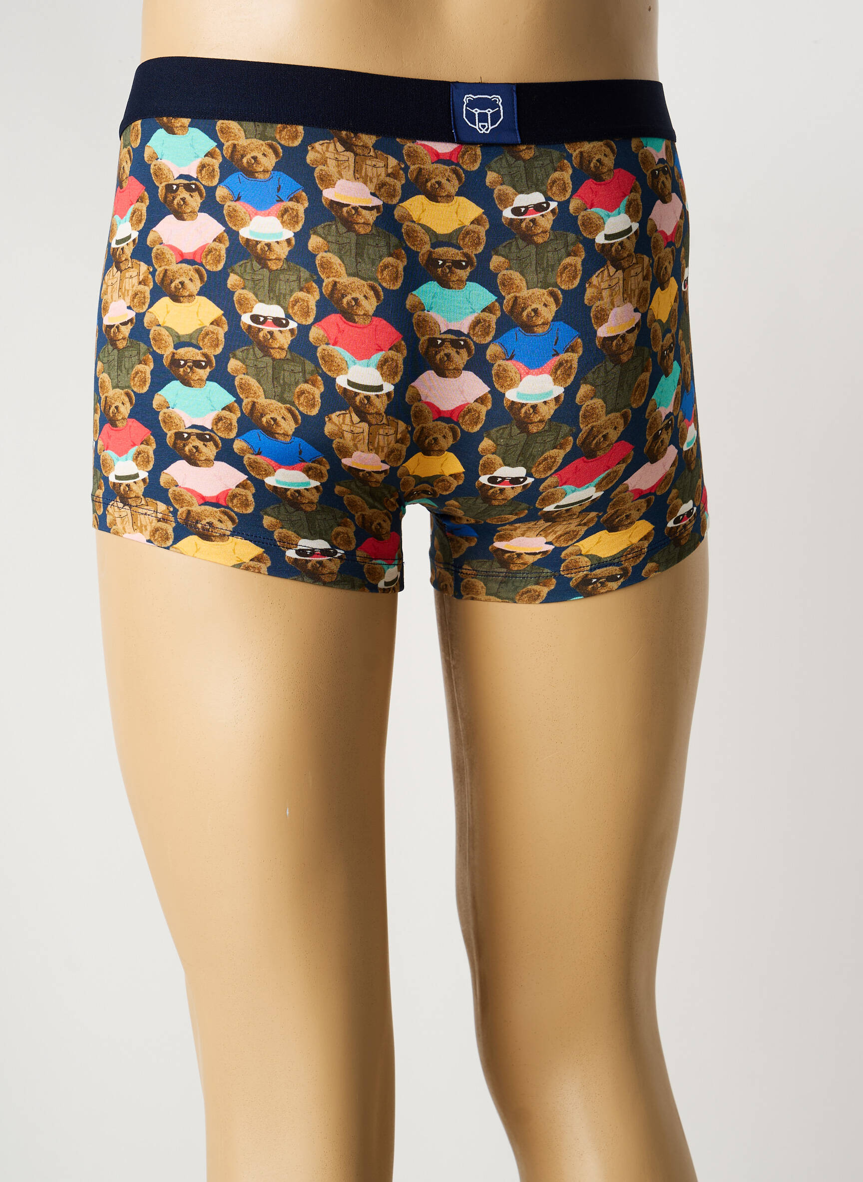 Boxer imprimé fantaisie noir ARTHUR homme