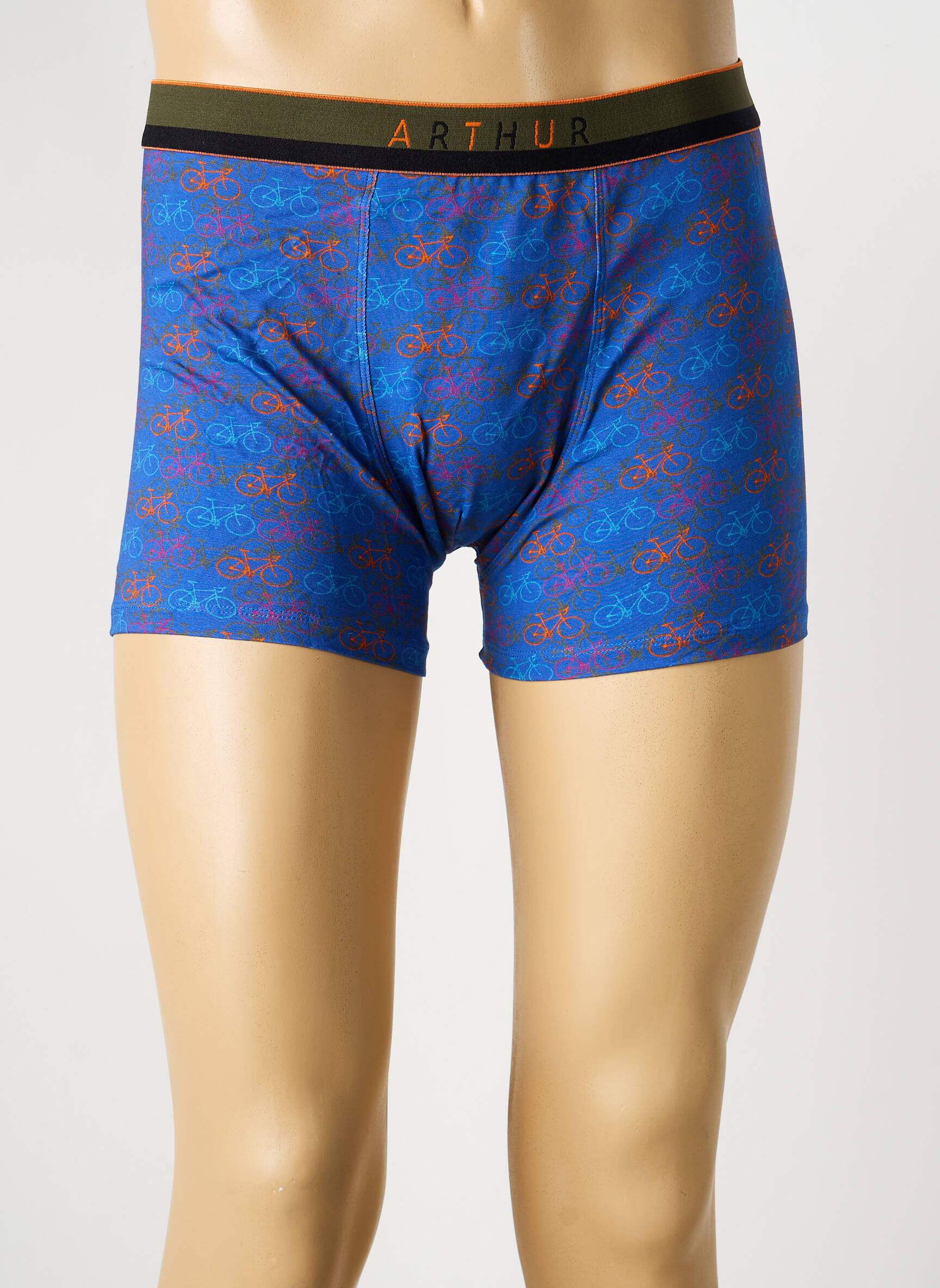 Boxer imprimé fantaisie bleu ARTHUR homme