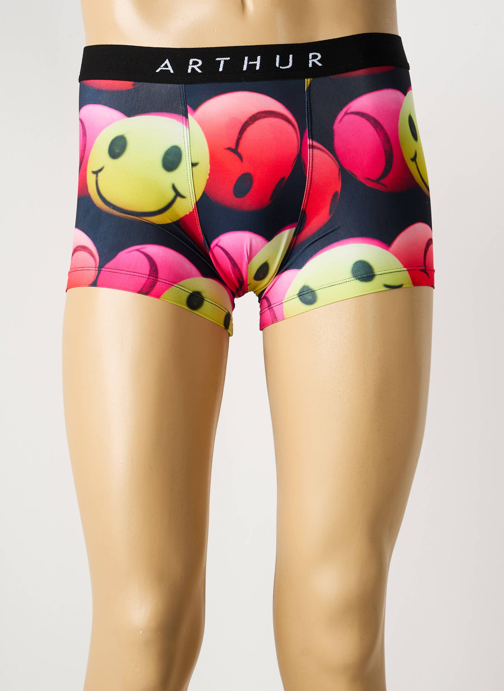 Boxer imprimé fantaisie noir ARTHUR homme