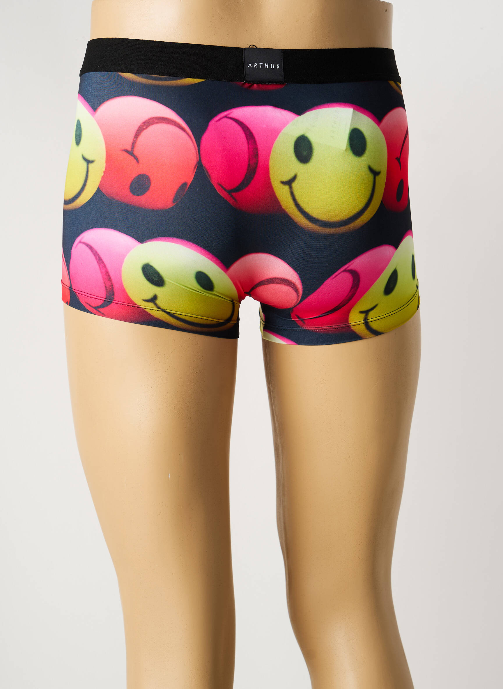 Boxer imprimé fantaisie noir ARTHUR homme