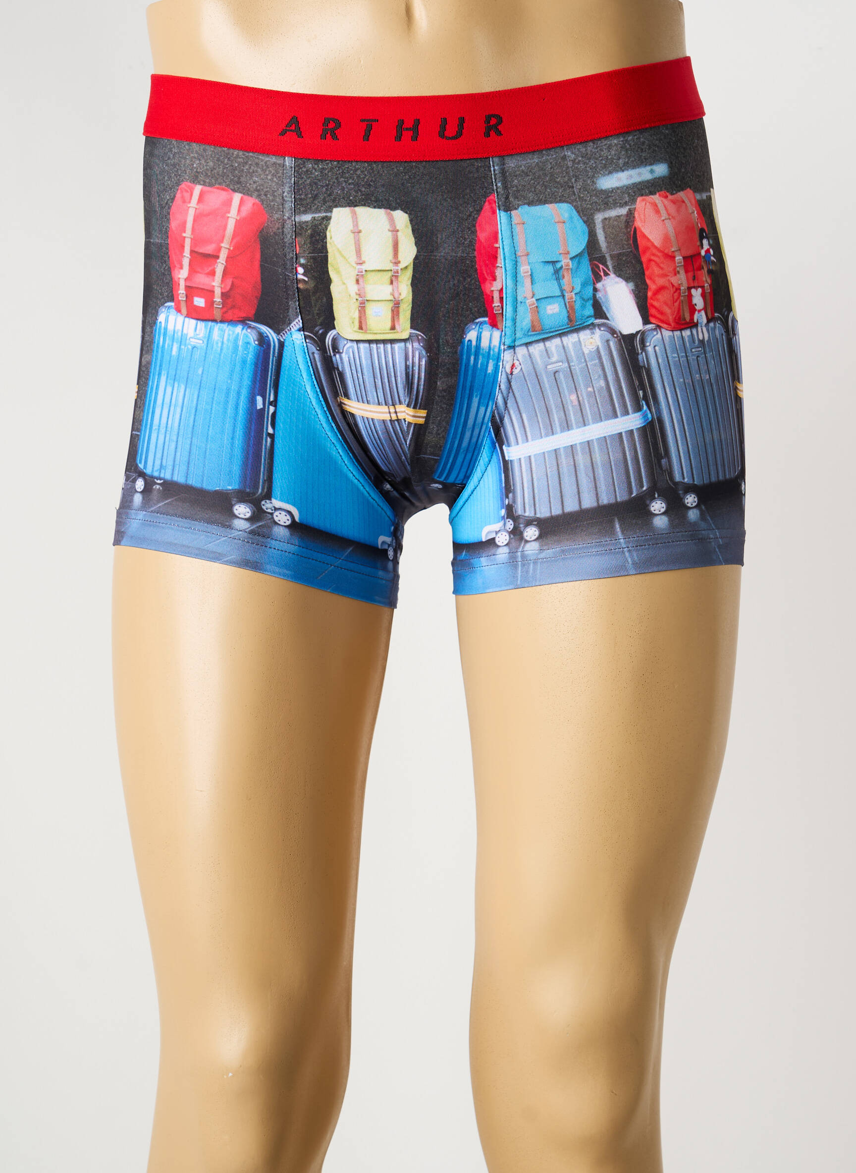 Boxer stretch bleu ARTHUR homme