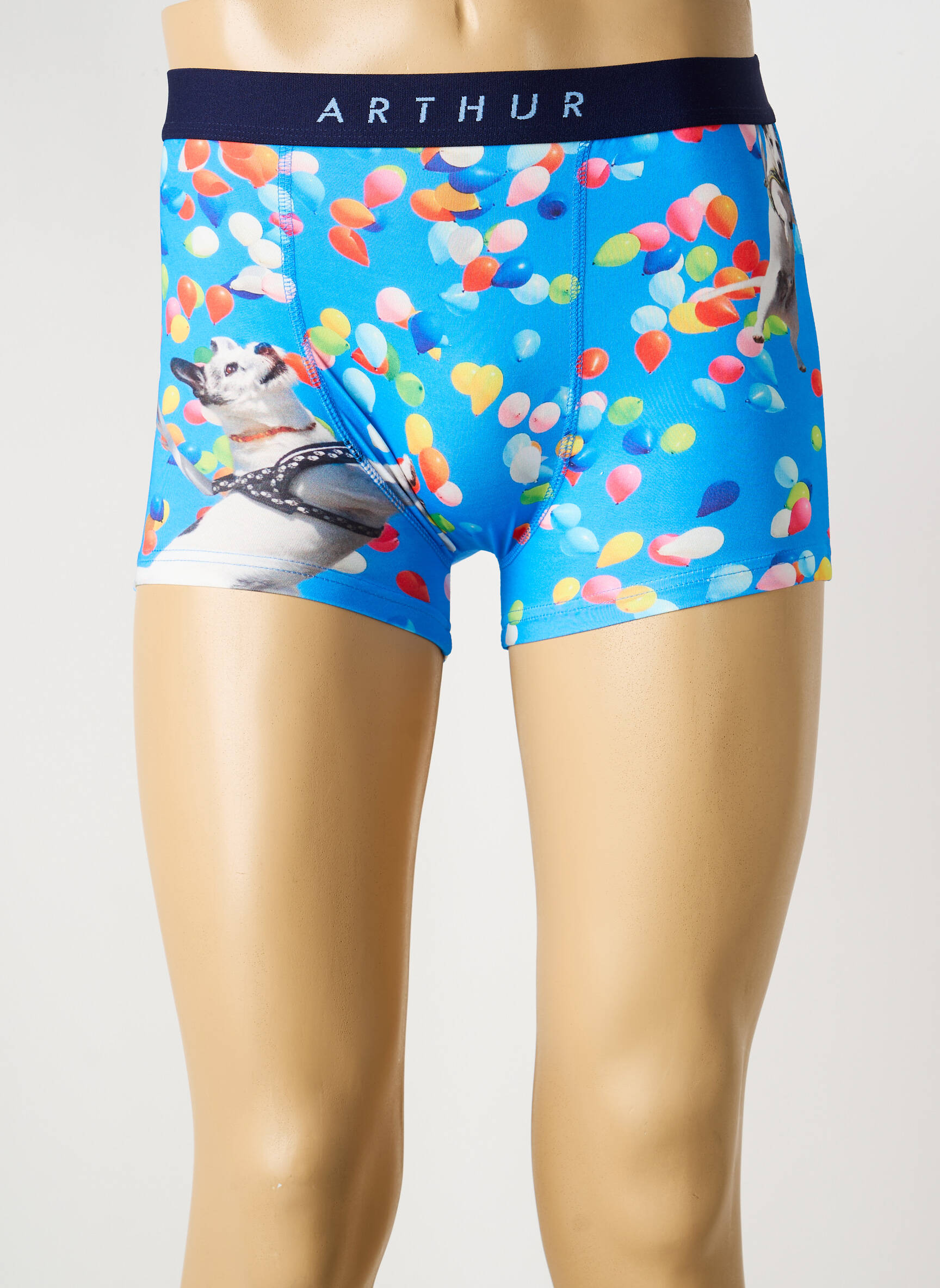 Boxer stretch bleu ARTHUR homme