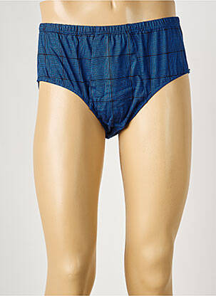 Slip imprimé géométrique bleu EMINENCE homme