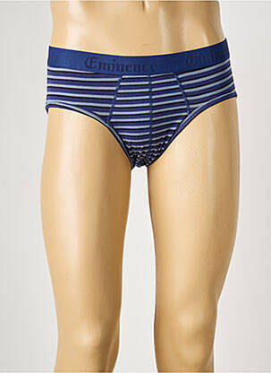 Slip imprimé rayures bleu EMINENCE homme