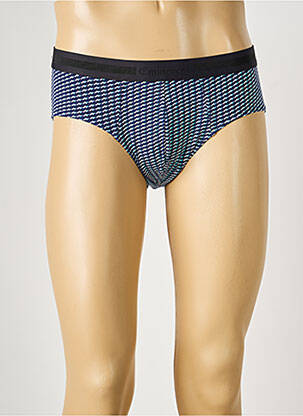 Slip imprimé fantaisie bleu EMINENCE homme