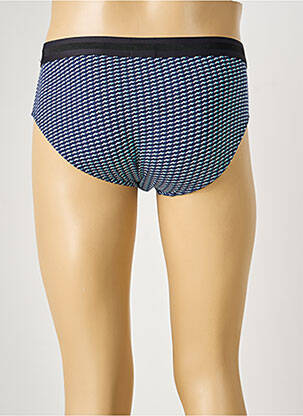 Slip imprimé fantaisie bleu EMINENCE homme