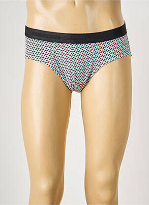 Slip imprimé fantaisie blanc EMINENCE homme