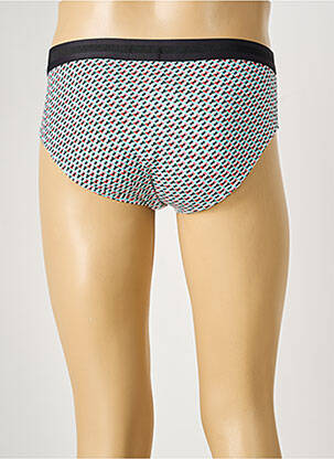 Slip imprimé fantaisie blanc EMINENCE homme