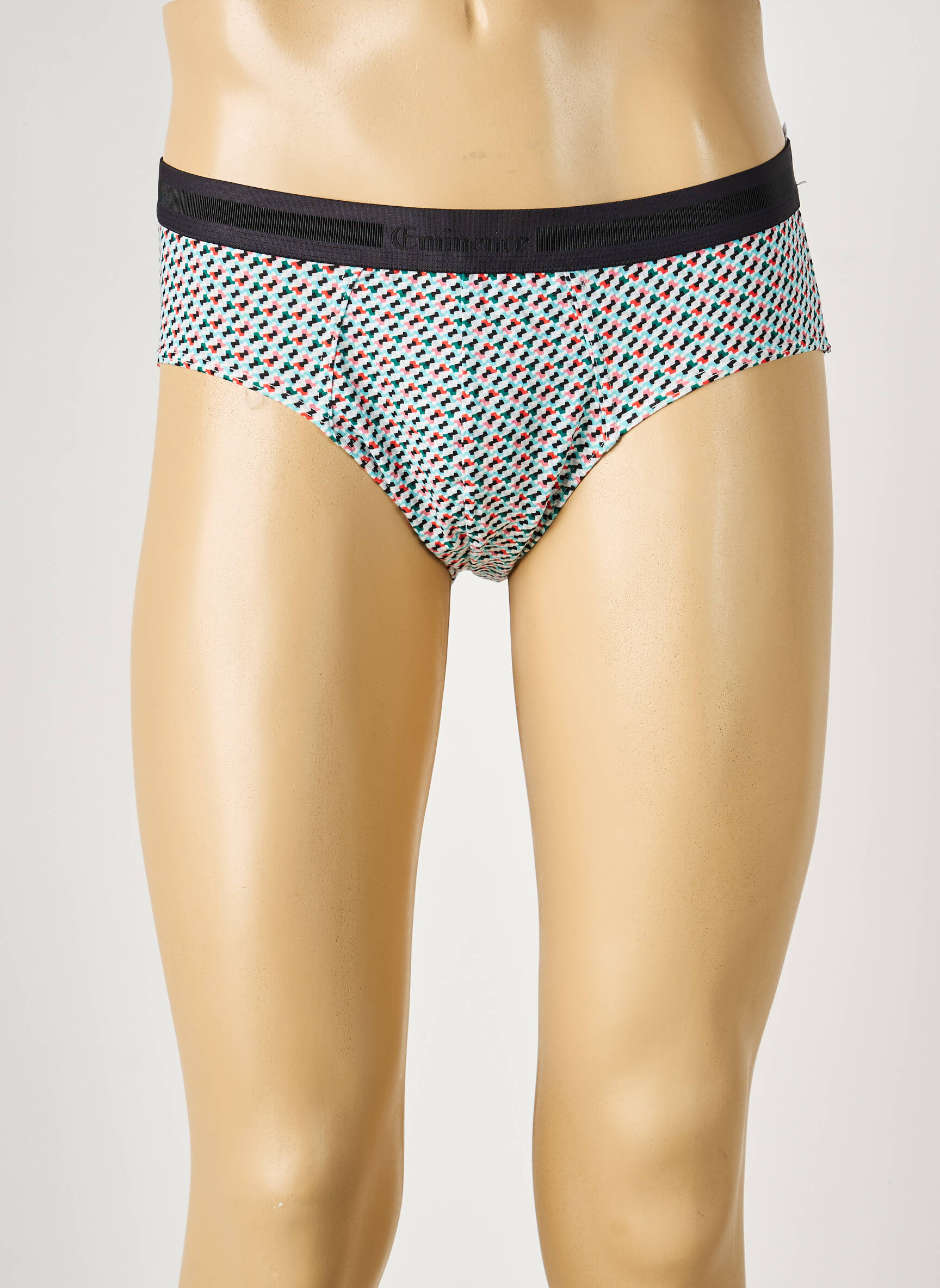 Slip imprimé fantaisie blanc EMINENCE homme