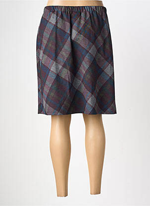 Jupe courte coupe évasée violet GEVANA femme