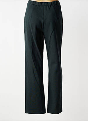 Pantalon droit stretch taille normale vert GEVANA femme