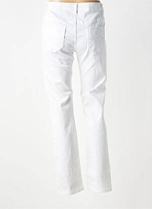 Jeans coupe slim stretch taille normale blanc GEVANA femme
