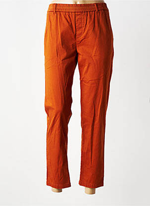 Jegging tissage denim taille normale orange GEVANA femme