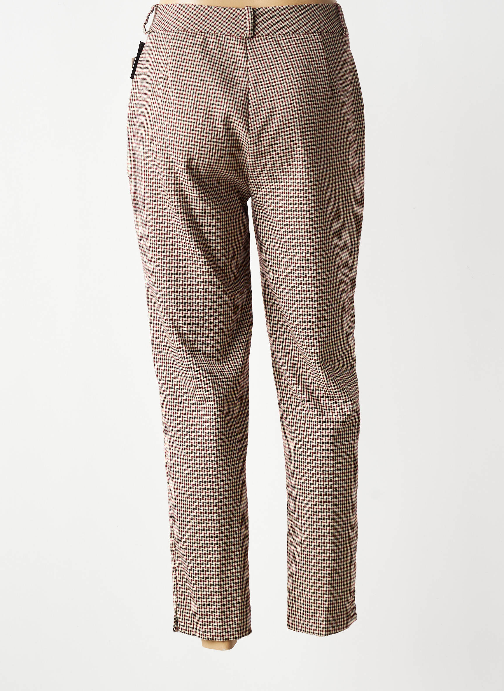 Pantalon slim taille normale taille normale rouge MERLETTI femme