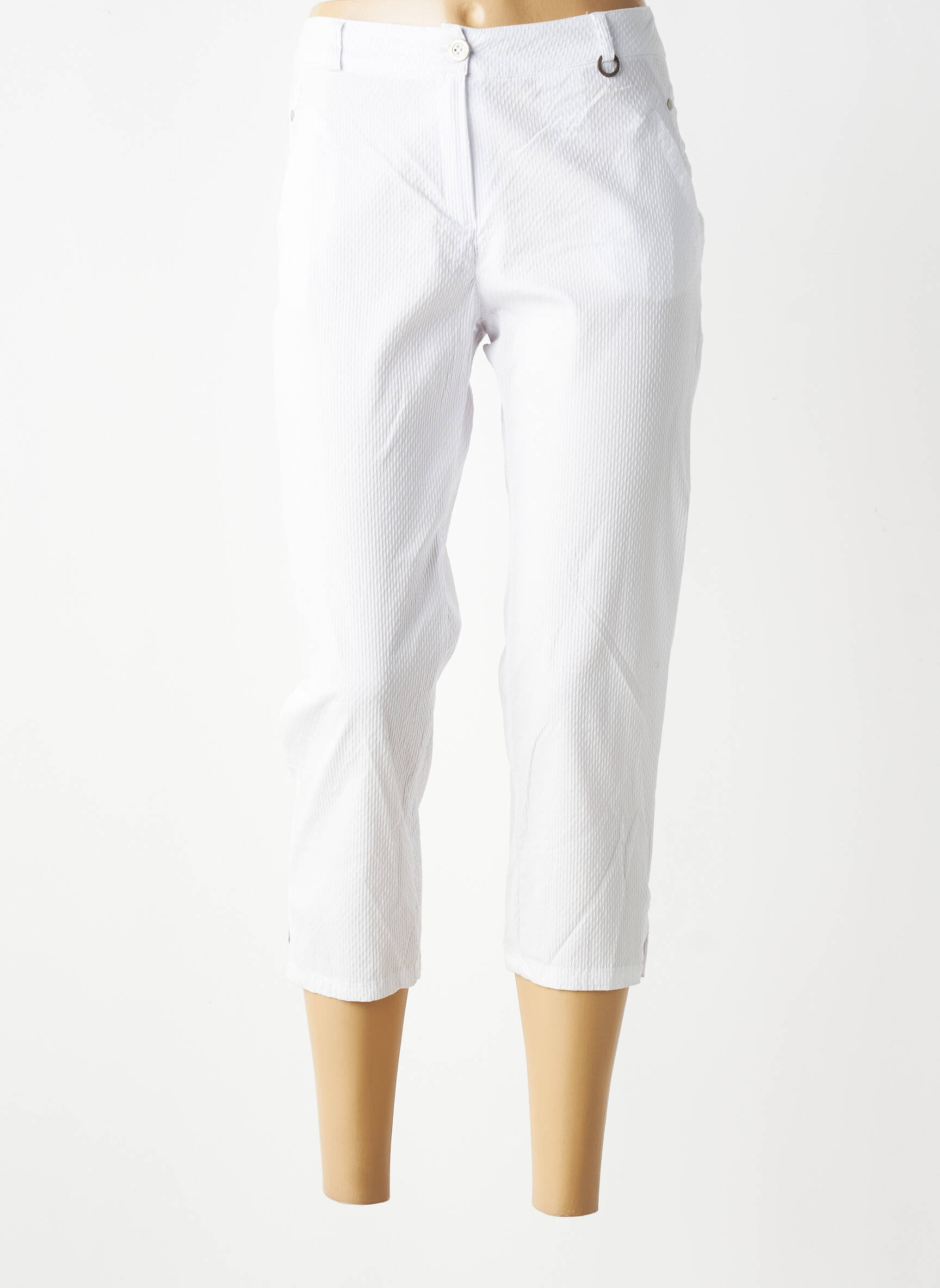 Pantacourt taille normale taille normale blanc MADO ET LES AUTRES femme