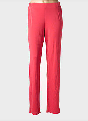 Pantalon slim taille élastique taille normale rose GEVANA femme