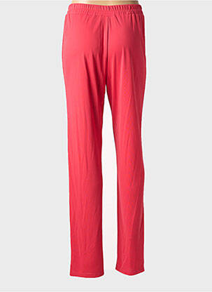 Pantalon slim taille élastique taille normale rose GEVANA femme