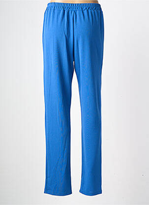 Pantalon slim taille élastique taille normale bleu GEVANA femme
