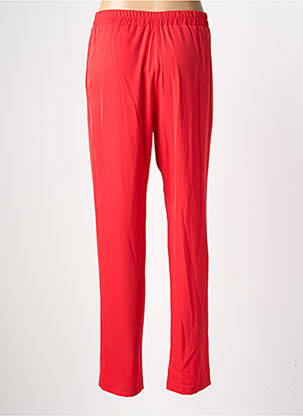 Pantalon slim taille élastique taille normale rouge GEVANA femme