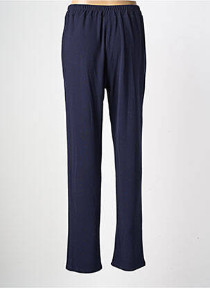 Pantalon slim taille élastique taille normale bleu GEVANA femme