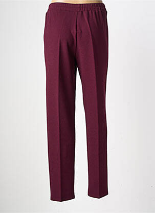 Pantalon slim taille élastique taille normale violet GEVANA femme