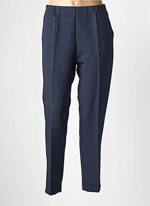 Pantalon slim taille élastique taille normale bleu GEVANA femme