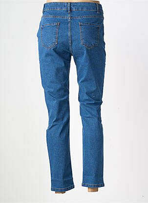 Jeans coupe slim tissage brut taille normale bleu DIVILUNE femme