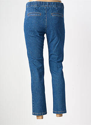 Jeans coupe slim tissage brut taille normale bleu GEVANA femme