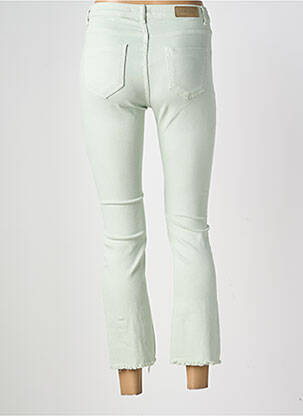 Jeans coupe slim tissage brut taille normale vert MERLETTI femme