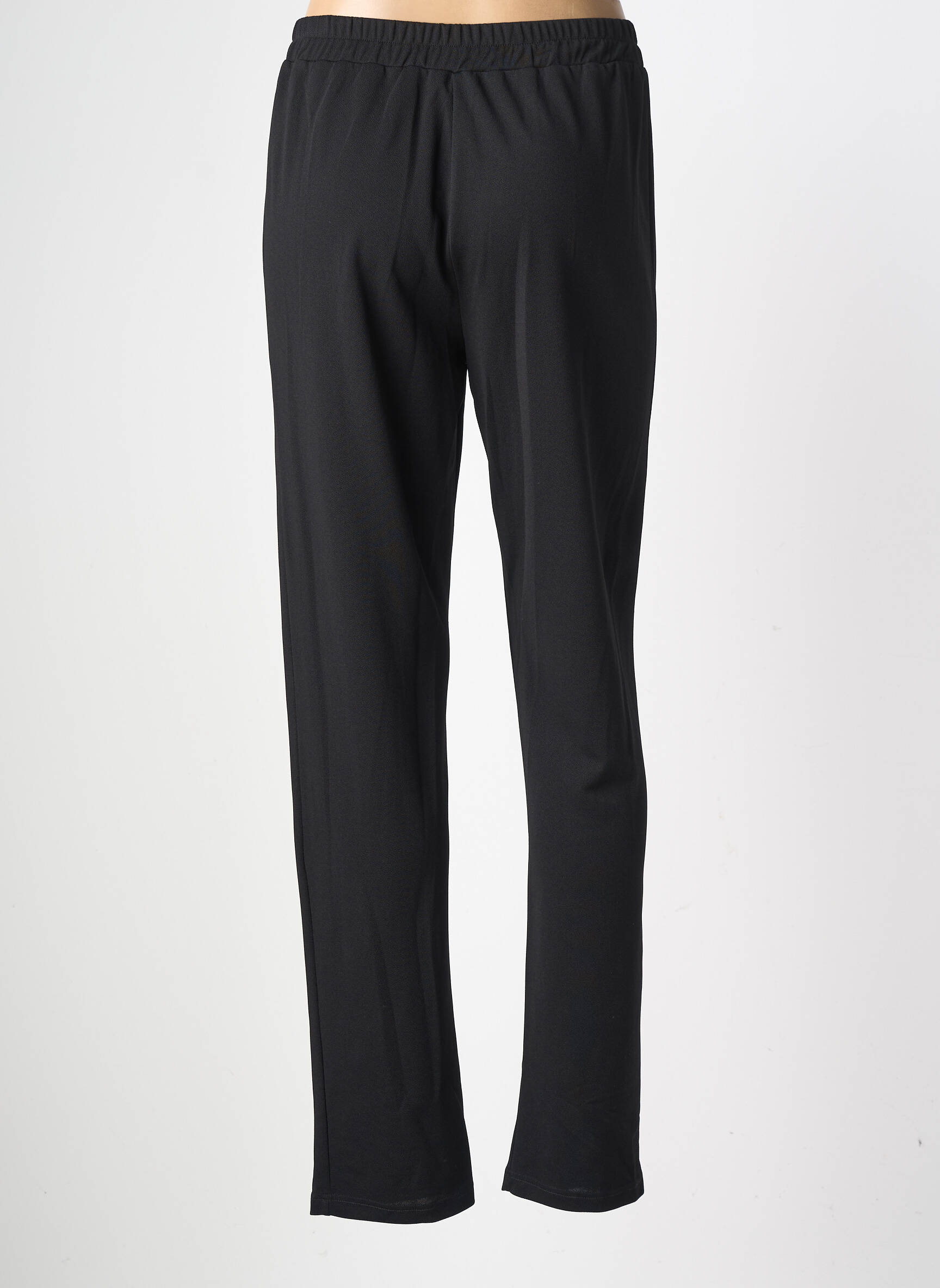 Pantalon slim taille élastique taille normale noir GEVANA femme