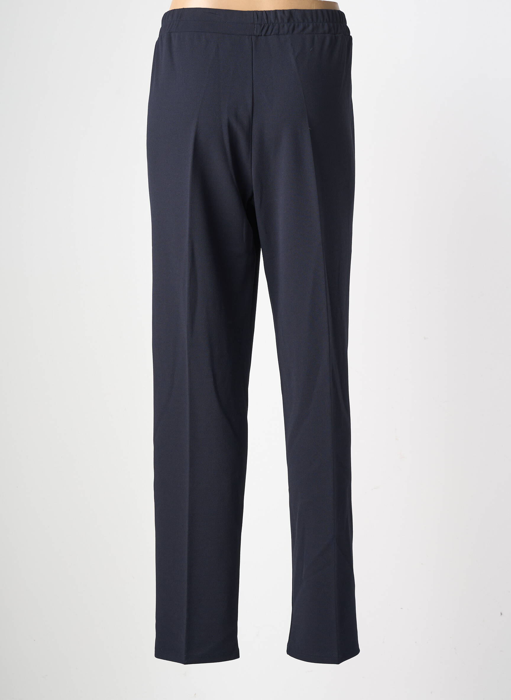 Pantalon slim taille élastique taille normale bleu GEVANA femme