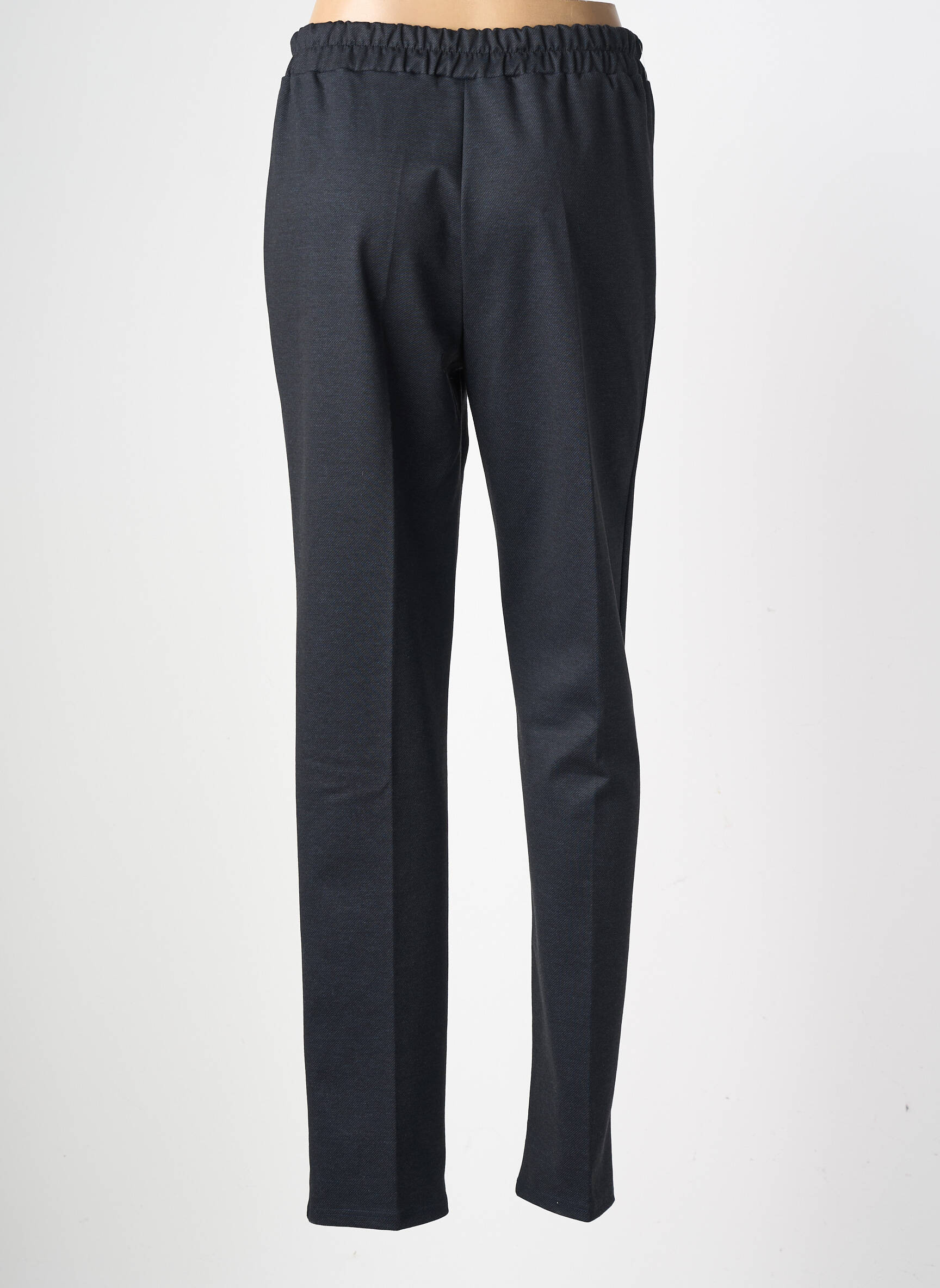 Pantalon slim taille élastique taille normale gris GEVANA femme