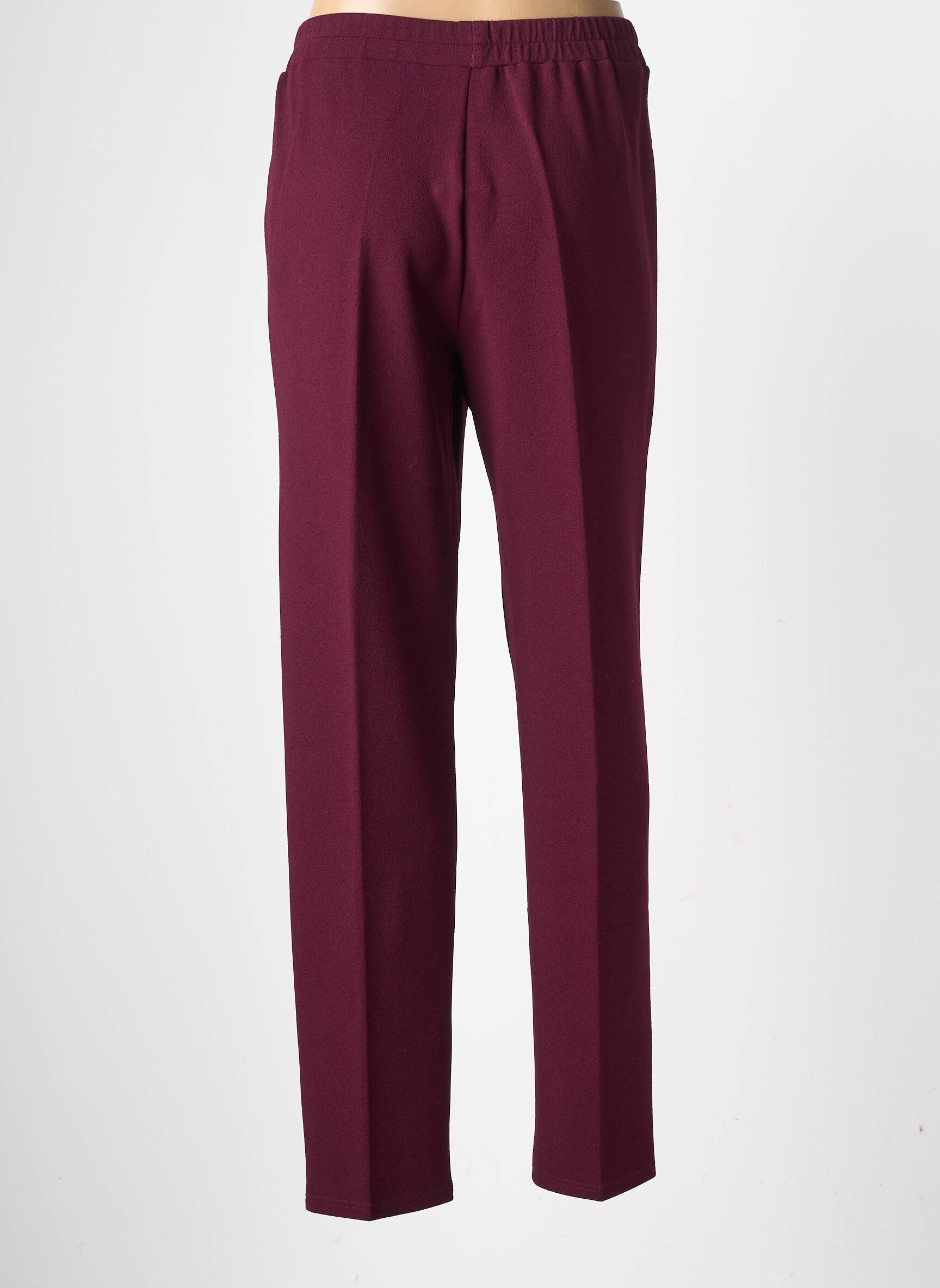 Pantalon slim taille élastique taille normale violet GEVANA femme