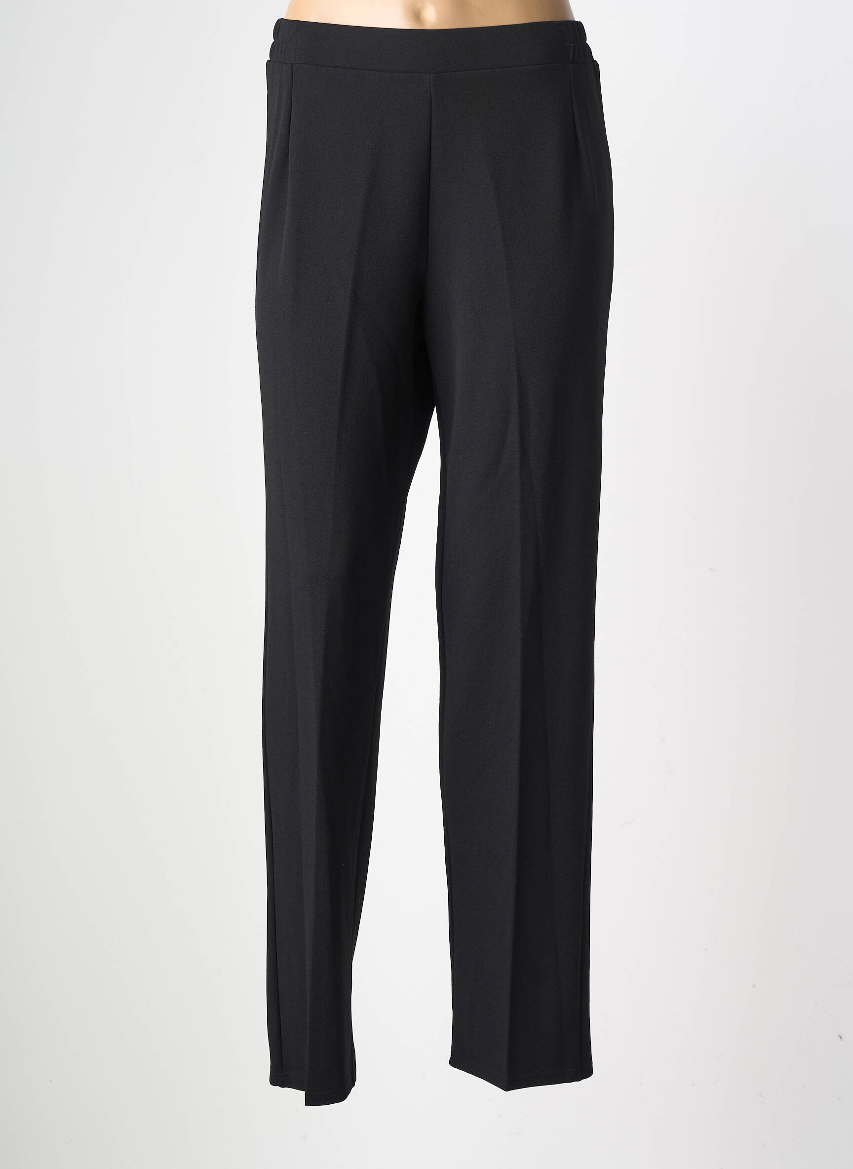 Pantalon slim taille élastique taille normale noir GEVANA femme