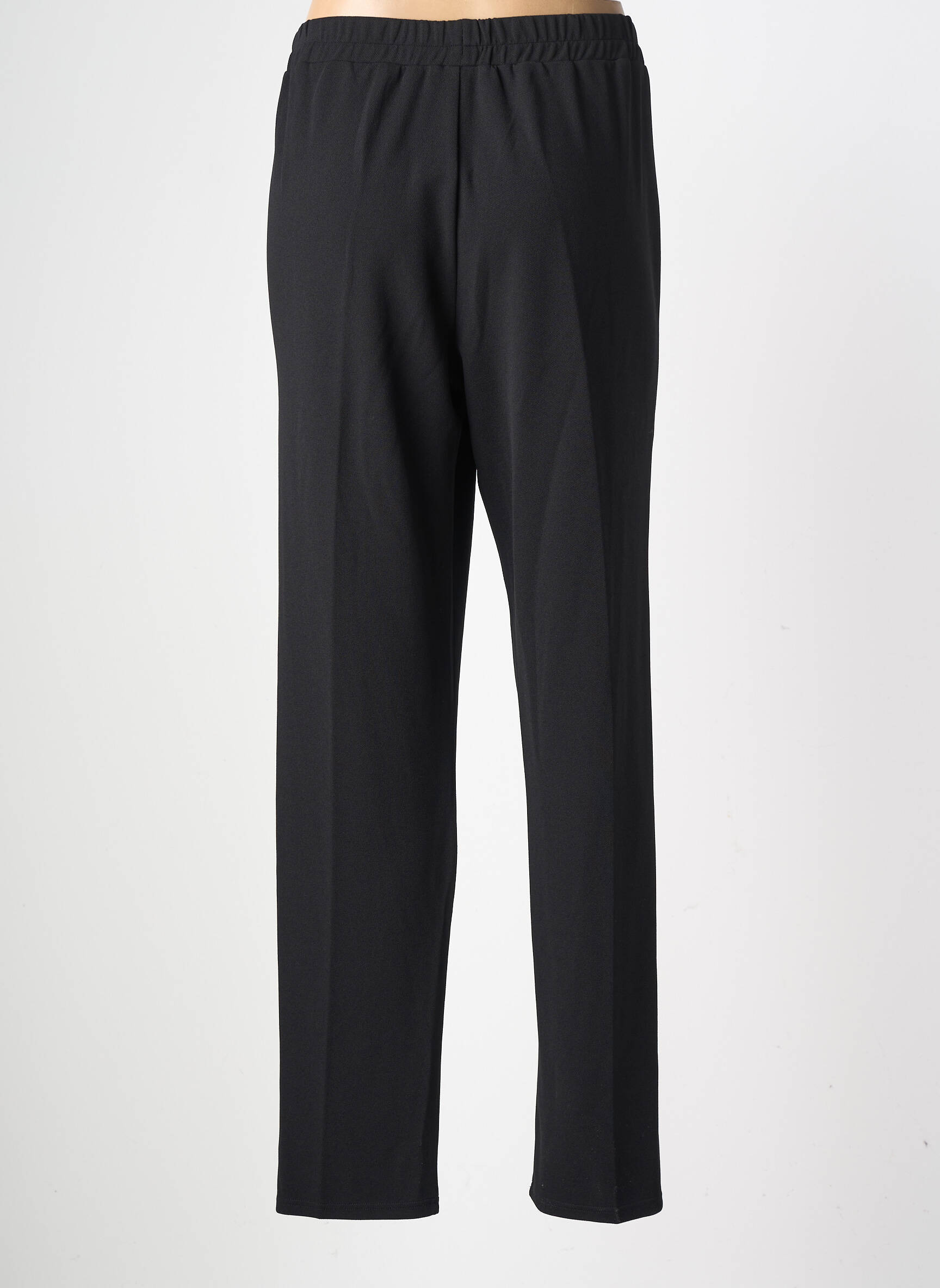 Pantalon slim taille élastique taille normale noir GEVANA femme
