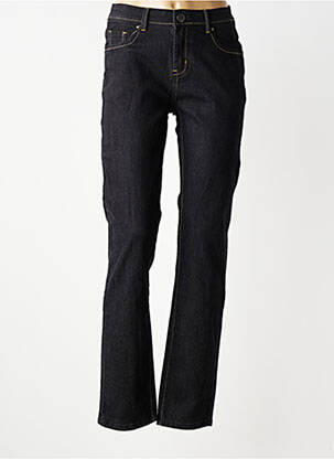 Jeans coupe slim stretch taille normale noir GEVANA femme