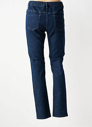 Jeans coupe slim stretch taille normale bleu GEVANA femme