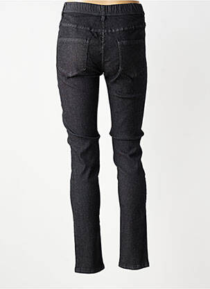 Jeans coupe slim stretch taille normale noir GEVANA femme