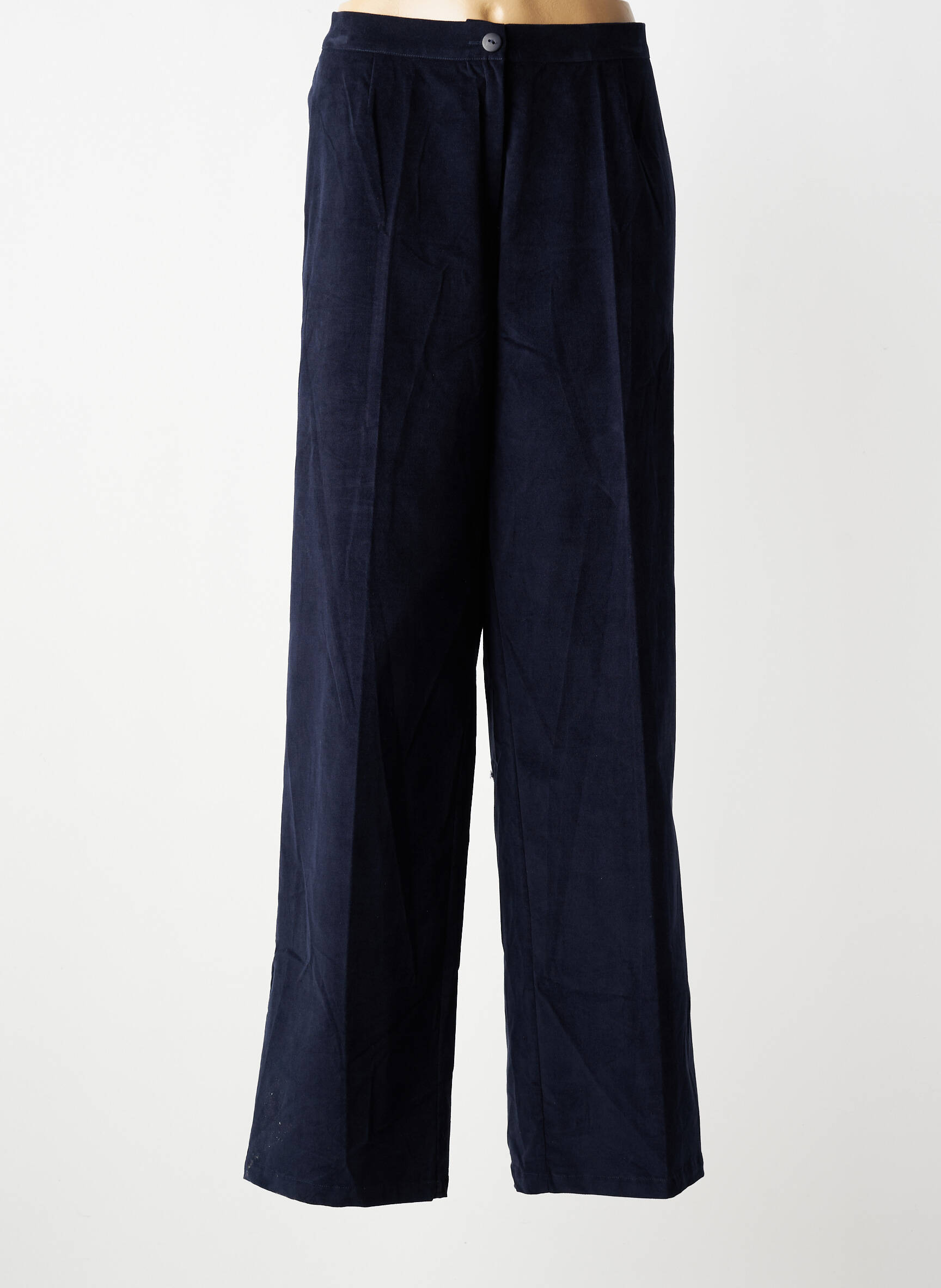 Pantalon droit stretch taille normale gris GEVANA femme