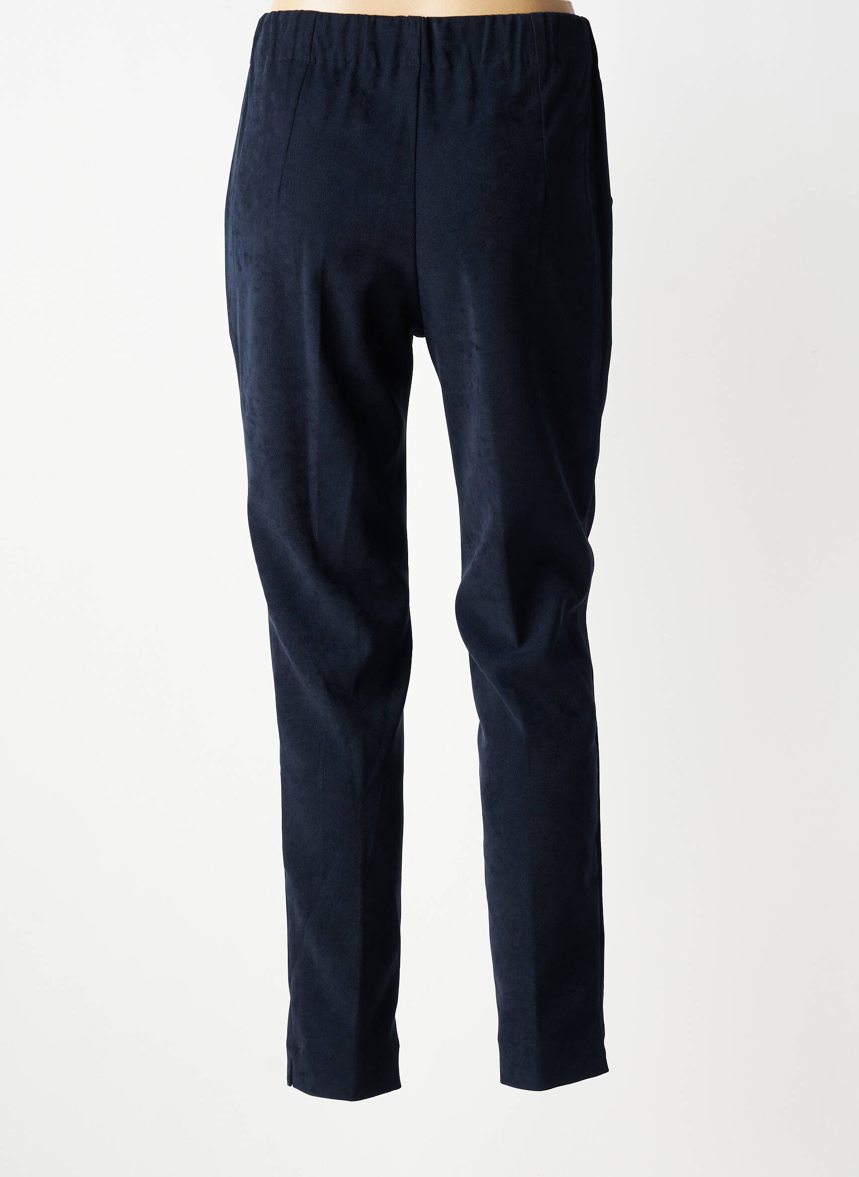 Pantalon slim taille élastique taille normale bleu GEVANA femme