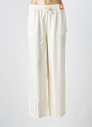 Pantalon large coupe fluide taille basse beige REGATTA femme