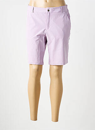 Bermuda taille basse taille basse violet LUTHA femme