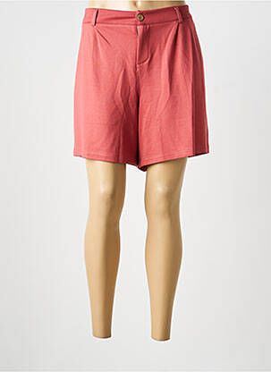 Short fermeture zippée sous rabat boutonné taille normale orange SUN VALLEY femme