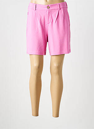 Short fermeture zippée sous rabat boutonné taille normale rose SUN VALLEY femme