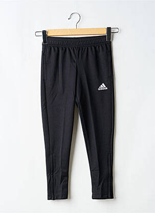 Jogging slim taille élastique noir ADIDAS garçon
