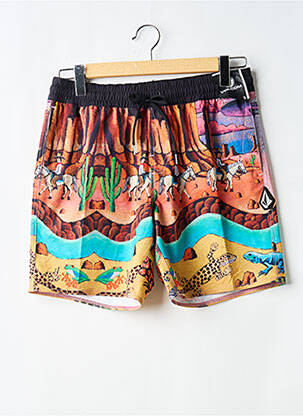 Short de bain tissage popeline orange VOLCOM homme