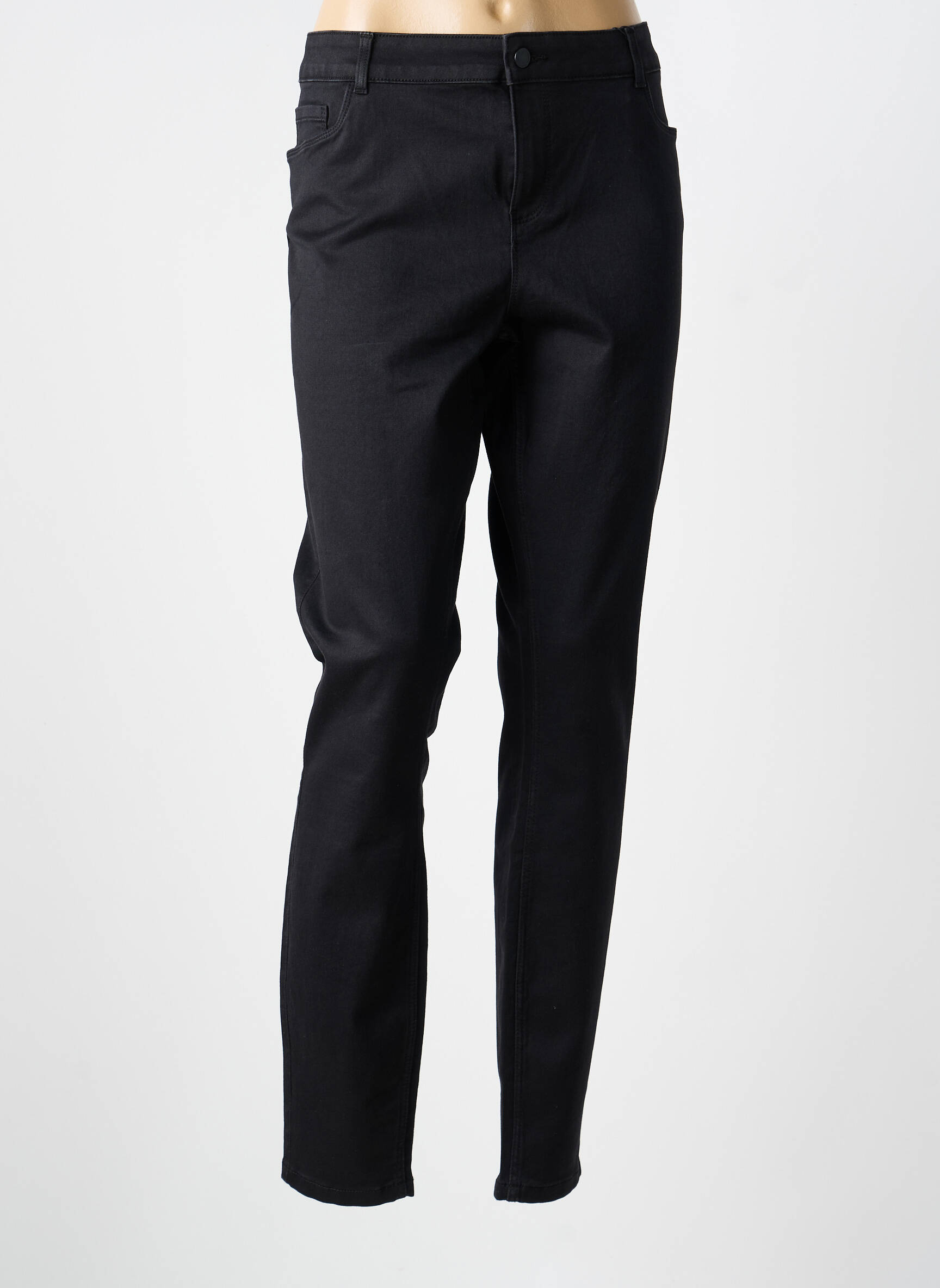 Jeans coupe slim stretch taille normale noir VERO MODA femme