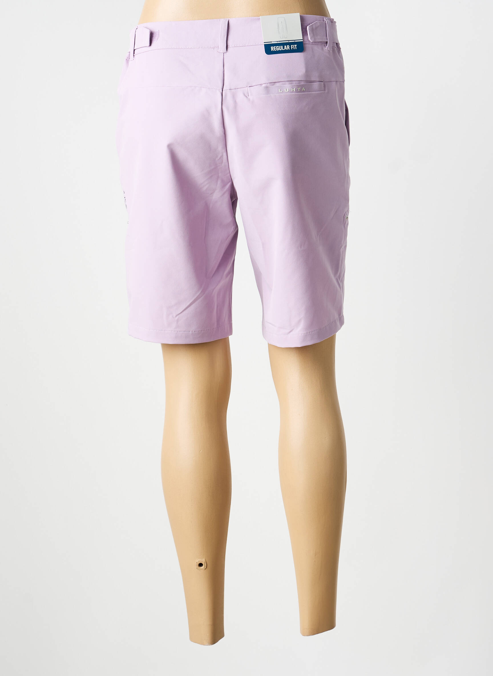 Bermuda taille basse taille basse violet LUTHA femme